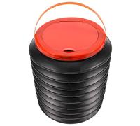 GALPADA Contenitore dell'Acqua Pieghevole 4 Litri Coperchio e Manico Resistente, Secchio Multifunzionale per Lavaggio Auto e Attività Outdoor come Campeggio e Pesca