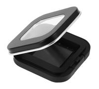 GALPADA Contenitore per Ombretti Vuoto Magnetico Nero in Plastica Chiusura Magnetica, Palette Compatta per Mix di Colori, per Cosmetici da Viaggio