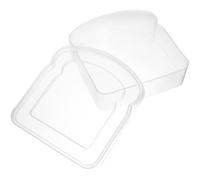 GALPADA Contenitore per Sandwich Trasparente Piccolo, Scatola Porta Panini Riutilizzabile Coperchio, Contenitore Sigillabile per Alimenti per Ufficio, Campeggio e Picnic