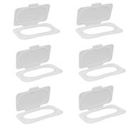 GALPADA Coperchio Flip per Salviette Umidificate per Ragazzo Ragazza in Plastica Bianco Riutilizzabile Design a Chiusura Facile, Adatto a Vari Contenitori, Confezione da 30 Pezzi