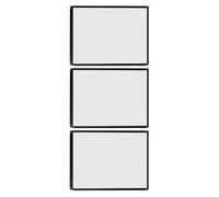 GALPADA Copertina del Menu Trasparente A4 in Pvc, Set da 3 Pezzi, Porta Menù Ristorante Resistente Doppia Cucitura, Protettore per Ricette e Carta dei Vini, per Bar e Locali