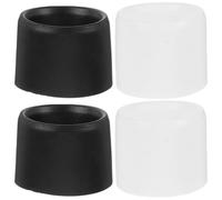 GALPADA Copertura Protettiva Colore Nero e Bianco 4 Pezzi in PVC Resistente a Graffi e umidità per Supporto Canna da Pesca per Spiaggia e Acque Dolci