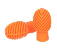 GALPADA Copri-Bacchette in Silicone 2 Pezzi Smorzatore di Silenzio per Batteria Punte Protettive per Esercizi di Batteria Copertura Morbida per Principianti e Praticanti