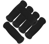 GALPADA Copri Maniglia Nero per Bastone da Camminata 6 Pezzi in Spugna Impugnature Spesse e Confortevoli Protezione Mani per Stampelle e Carrelli per Anziani e Disabili
