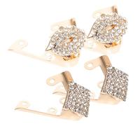 GALPADA Copri Tacchi Alti in Ferro Resistente, Copripunta Protettivi per Scarpe da Donna, 2 Paia di Protezioni le Punte dei Talloni per Uso Quotidiano e Decorazione Moda