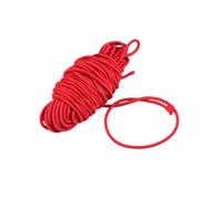 GALPADA Corda Elastica Rotonda 3mm in Pp Resistente e Multiuso, Fascia Elastica Assorbente Urti per Uso Domestico e Negozio, Colore Rosso 10 Metri