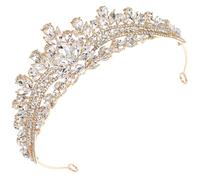 GALPADA Coroa Nuziale Rhinestone per Sposa Accessorio per Matrimonio e Speciali e Confortevole per Foto Memorabili e Stile Unico