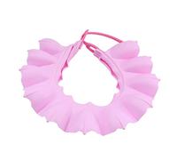 GALPADA Cuffia per Bagno Ragazzo Ragazza Regolabile in Tpe Protezione Orecchie Contro Acqua e Shampoo Cappello Lavaggio Morbido Rosa