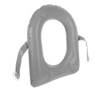 GALPADA Cuscino Gonfiabile per WC con Ventosa e Sacchetto per Riporre Coprisedile in PVC Antiscivolo e Facile da Installare Protezione per Anziani e Adulti Rialzo Portatile