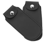 GALPADA Custodia per Armonica 10 Fori in Pelle Sintetica Nero, Leggera e Portatile, Set 2 Pezzi, Accessorio per Musicisti e Amanti della Musica