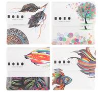 GALPADA Custodia Per Posacenere Portatile Tascabile 4 Pezzi Elegante in Pelle Piccola Per Viaggio Esterno Porta Carte Di Portamonete