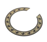 GALPADA Decorazione 3D per Buca Chitarra Acustica e Classica Intarsio Adesivo Oro Ø105Mm Accessorio Antiscivolo per Modifica e Abbellimento Strumenti Musicali