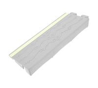 GALPADA di Soglia per Porta Tappetino in Plastica, Design Ergonomico Antiscivolo per Sedia a Rotelle, per Gradini Interni e Pulizia Semplice