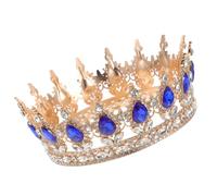 GALPADA Diadema Di Strass Decorazioni Nozze Accessori Per Da Sposa Per Le Spose Coroncina Sposa Della Sposa Accessori Per Da Sposa Copricapo Da Sposa Blu