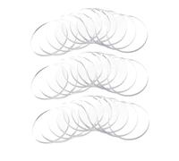 GALPADA Distanziatori in Vetro Trasparenti Antiscivolo 30 Pezzi, Paraurti Rotondi in Pp Per Protezione Mobili in Vetro, Spessore 3mm, Per Tavoli e Ripiani Fragile