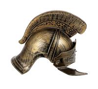 GALPADA Elmo Romano Storico Cosplay Leggero in PVC Elmetto Guerriero Medioevale per Costume Maschile da Soldato Romano e Festa Medievale