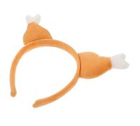 GALPADA fascia per cosce di tacchino graziose fasce per fasce di tacchino per le donne coda bandana bandane fasce per feste per cerchietti di tacchino tessuto Light Brown