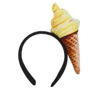 GALPADA Fascia Per Gelato Coni Di Crema Cono Gelato Banda Di Gelati Fascia Di Gelato Fasce Per Coni Gelato Scoop Copricapo Cerchietto Per Gelato Colorato Fascia a Cono Adulti Tessuto