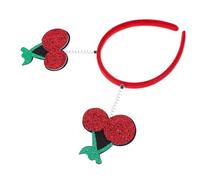 GALPADA Fascia Per Simulata Ragazza Peluche Fermagli Per Fascia Per Di Ciliegio Cerchietto Per Glitter Gemme Del Viso Gotico Parrucca Ferro Da Stiro