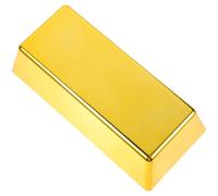 GALPADA Fermaporta a Cuneo a Forma di Lingotto d'oro Silenzioso e Antivento in ABS per Uso Domestico Design Elegante e Scatola Regalo