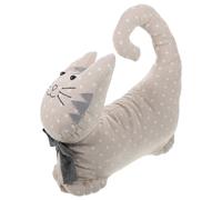 GALPADA Fermaporta Imbottito a Forma di Gatto Bianco, Ferma Porta Decorativo per Interni, Accessorio Pratico per Casa, Ufficio e Giardino, Fermaporta per Tenere La Porta Aperta Facilmente