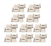 GALPADA Folding Hinge, Screen Gate Hinges in Ferro Argento, 10 Pezzi, Senza Bava e Sicure, per Porte e Schermi