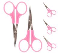 GALPADA Forbici per Ricamo 5 Pezzi in Acciaio Inossidabile Design Curvo Elegante, Leggere e Precise per Taglio Intricati, per Lavori di Cucito e Artigianato Colore Casuale