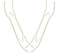 GALPADA Ganci da Parete per Piatti 12 Pollici W a Molla, Set 2 Pezzi in Lega Resistente, Supporto Decorativo Invisibile per Cucina, Facile Installazione senza Fori, per Organizzazione