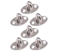 GALPADA Ganci in Acciaio Inossidabile Spessi Resistenti All'invecchiamento 6 Pezzi Anelli da Parete per Stili Decorativi e Uso Ovunque