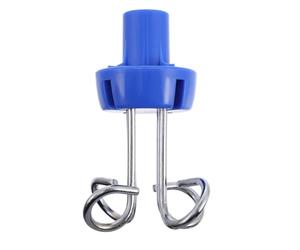 GALPADA Gancio per Supporto Infusione in Acciaio Inox 304 Verticale 4 Ganci, Accessorio per Asta Porta Flebo Clinica e Ospedale, Resistente e Facile da Montare, Uso Professionale