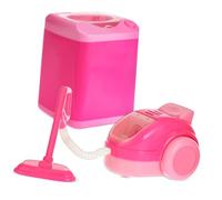 GALPADA Giocattoli Pulizia con Mini Lavatrice e Aspirapolvere Simulato in Plastica Sicura Stimola Gioco Ruolo e Responsabilità Adatto in Età Prescolare