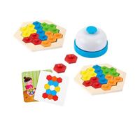 GALPADA Giocattolo Logico Fai da Te in Legno per Puzzle Educativo Interattivo Genitore-Figlio Gioco di Ragionamento e Sviluppo Osservazione Dimensioni Adatte a Ragazzo Ragazza