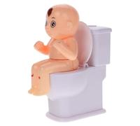 GALPADA Giocattolo Scherzo Toilette Spruzzatore Divertente Siringa Prank per Bagno Design Elegante Bianco