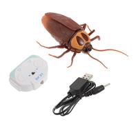 GALPADA Giocattolo Telecomandato Blatta Marrone in Plastica Modellazione Realistica e Simulazione Vivida, per Scherzi e Giochi Divertenti