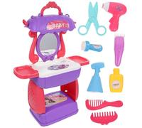 GALPADA Giochi Parrucchiera per Bambine con Kit Parrucchiere Sicuro e Realistico Ruolo per Sviluppo Manuale e Accessori per Styling Bambina Anni