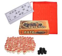 GALPADA Gioco Bingo 90 Numeri a Doppia Faccia per Feste e Gruppi | Carte in Carta, Accessorio di Gioco, per Genitori, Pensato per Gruppi e Feste