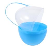 GALPADA Grande Uovo di Plastica per Pasqua con Manico, Riempibile e Facile da Trasportare, Decorazione Colorata la Caccia alle Uova di Pasqua