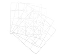 GALPADA Griglia da Parete Pratica e Montata a Parete 4 Pezzi in Ferro per Decorazione Muro per Esposizione Foto e Arredamento Camera