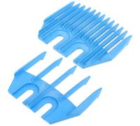GALPADA Guida Professionale per Tosatrice Agnelli 2 Pezzi in Plastico Blu Impugnatura Confortevole per Posizionamento e Affilatura Sicura