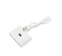 GALPADA Hub USB 3.0 a 4 Porte Alimentato per Laptop e Pc, Adattatore USB con Trasferimento Dati Veloce e Compatibilità con Sistemi Operativi Linux e Altri, per Espansione Porte in Ufficio