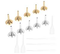 GALPADA Imbuto Mini in Allumina Colore Assortito Set 16 Pezzi per Riempimento Facile di Profumi e Spezie Strumento Portatile per Travaso Liquidi