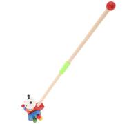 GALPADA in Legno per Manico Giocattolo per Carretto Animale Cartone Animato Resistente in Legno Passeggino Apprendimento Gioco Educativo per Ragazzo e