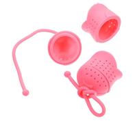 GALPADA Infusore per Tè Sfuso in Silicone a Forma di Rosa, Filtro per Tè 2 Pezzi, Migliora il Gusto, per Feste e Uffici