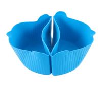 GALPADA Inserto Divisorio in Silicone per Slow Cooker, Blu, Cucina | Separazione dei Comparti, Design Profondo, per Meal Prep e Incontri Domestici, Accessori da Cucina