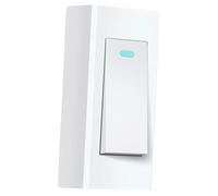 GALPADA Interruttore Pulsante da Parete Multifunzionale in Resistente per Lampade da Casa Design Sottile Bianco Sostituzione Facile Illuminazione Camera e
