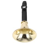 GALPADA Kazoo in Metallo e Abs Nero a Forma di Tromba, Pulizia Semplice, Ideale per Principianti e Adulti in Occasioni come Matrimoni e Feste, Completo di Scatola Portaoggetti