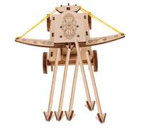GALPADA Kit Catapulta in Legno Fai da Te Gioco da Tavolo Educativo per Assemblaggio Scienza e Rompicapo Creativo per Sviluppo Manuale e Immaginazione