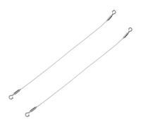 GALPADA Kit di Fili in Acciaio Inox per Appendere Quadri 2 Pezzi con Gancio a Soffitto Regolabile, Fune Resistente per Esposizioni, Uffici e Gallerie D’arte