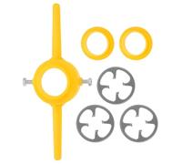 GALPADA Kit di Utensili per Filettatura Manuale 6 Pezzi in Plastica per Tubi Idraulici, Resistente All'usura, per Piccole Riparazioni e Grandi Installazioni