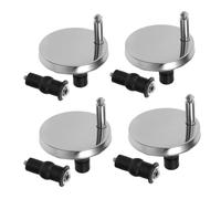GALPADA Kit Fissaggio Rapido Sedile Wc con Bulloni in Gomma per Montaggio Sicuro e Silenzioso